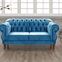 Ver imagem 1 de Sofá 2 Lugares Duquesa Chesterfield Decoração Recepção