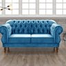 Sofá 2 Lugares Duquesa Chesterfield Decoração Recepção - 1