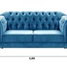 Sofá 2 Lugares Duquesa Chesterfield Decoração Recepção - 3