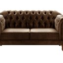 Ver imagem 2 de Sofá 2 Lugares Duquesa Chesterfield Decoração Recepção Marrom