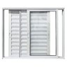 Janela Veneziana de Alumínio 3 Folhas Móveis 100x120cm Linha 25 - 4