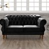 Sofá 2 Lugares Duquesa Chesterfield Decoração Recepção - 1