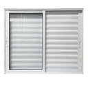 Ver imagem 6 de Janela Veneziana de Alumínio 3 Folhas Móveis 100x150cm Linha 25 Branco Esquadrias Bergamo