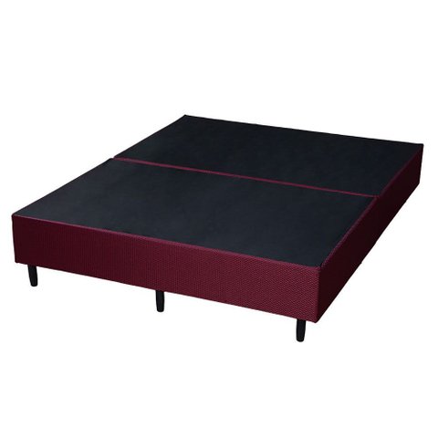 Base Box Queen Size Bipartido 158x198cm Estrutura Madeira Eucalipto Reforçada Suporte 150kg/m²