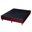 Ver imagem 1 de Base Box Queen Size Bipartido 158x198cm Estrutura Madeira Eucalipto Reforçada Suporte 150kg/m²
