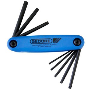Jogo de Chaves Torx Gtx T9-t40 8 Peças Gedore 43txscl-8