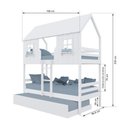 Ver imagem 4 de Treliche Casinha Encantada Madeira Maciça Branco Megamobilia