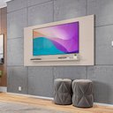 Ver imagem 1 de Painel TV Sala 60 Polegadas Off White Esmeralda Casa D