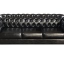 Ver imagem 1 de Sofá Duquesa 3 Lugares Decoração Sala Recepção Retrô Preto
