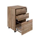 Ver imagem 3 de Kit 2 Gaveteiros Volante 2 Gavetas e 1 Gaveta para Pastas Kugv43 Kuadra Espresso Móveis