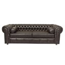 Ver imagem 1 de Sofá Chesterfield 03 Lugares 2.30 Cm Cor Marrom Corano 2800 Jr