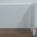 Ver imagem 6 de Kit 15 Barras Rodapé de Poliestireno 15cm de Altura Liso Branco (15x1x240cm) - Formix 3d