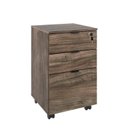 Ver imagem 4 de Kit 2 Gaveteiros Volante 2 Gavetas e 1 Gaveta para Pastas Kugv43 Kuadra Espresso Móveis