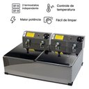 Ver imagem 2 de Fritadeira Elétrica a Óleo Jumbo 14 Litros Inox com Tampa:220v/inox