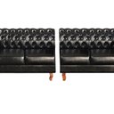 Ver imagem 3 de Sofá Duquesa Chesterfield Modulado 4 Lugares Decoração Recepção Preto