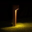 Ver imagem 5 de Poste Balizador Marrom Luminária Jardim 1 Foco P/ Gu10 Mr11 St2766