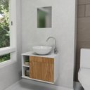 Ver imagem 1 de Armário para Banheiro com Cuba e Espelho Itália