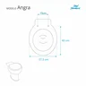 Assento Sanitário Angra Preto Para Vaso Ideal Standard - 5