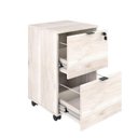 Ver imagem 2 de Kit 2 Gaveteiros Volante 2 Gavetas para Pastas KUGV42 Kuadra Espresso Móveis Branco/Snow/Preto Ônix