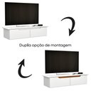 Ver imagem 5 de Rack Aparador Suspenso Flow Branco – EJ Móveis
