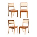 Ver imagem 3 de Kit 4 Cadeiras Madeira Maciça Tiê CabeCasa MadeiraOriginals Marrom/Amendoa_Caramelo
