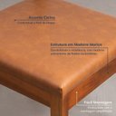 Ver imagem 6 de Kit 6 Cadeiras Madeira Maciça Tiê CabeCasa MadeiraOriginals Marrom/Amendoa_Caramelo