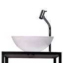 Ver imagem 2 de Cuba Pia para Banheiro de Apoio Sobrepor Redonda Moderna