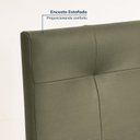 Ver imagem 5 de Kit 2 Cadeiras Estofadas Tiê Maxx CabeCasa MadeiraOriginals Verde/Amêndoa/Folha