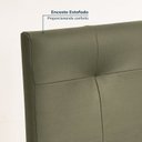 Ver imagem 5 de Kit 4 Cadeiras Estofadas Tiê Maxx CabeCasa MadeiraOriginals Verde/Amêndoa/Folha