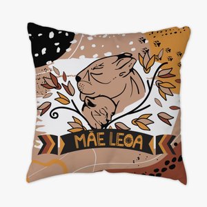 CAPA DE ALMOFADA GRANDE - MAE LEOA