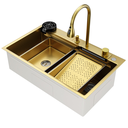 Ver imagem 7 de Cuba Gourmet para Cozinha Miami Dourada Aço Inox 304 Goldenx