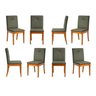 Kit 8 Cadeiras Estofadas Tiê Maxx CabeCasa MadeiraOriginals - 1