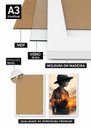 Ver imagem 4 de Quadro A3 One Piece Piratas com Vidro e Moldura Branca:A3