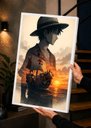 Ver imagem 2 de Quadro A3 One Piece Piratas com Vidro e Moldura Branca:A3