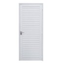 Ver imagem 2 de Porta Palheta de Alumínio 210 x80cm Linha 30 Abertura Direita Branco Esquadrias Bergamo