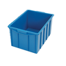 Caixa Organizadora Azul com Tampa 70 Litros - 1