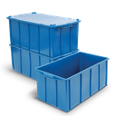 Ver imagem 2 de Caixa Organizadora Azul com Tampa 70 Litros