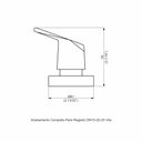 Ver imagem 2 de Acabamento Registro Base Fabrimar 1/2' e 3/4' e 1 (pequeno) - Vita Perflex