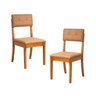 Kit 2 Cadeiras Estofadas Tiê CabeCasa MadeiraOriginals - 1