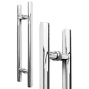 Ver imagem 4 de Puxador Inox Polido Redondo 45cm Todas Portas