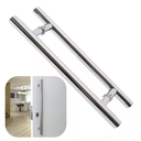 Ver imagem 1 de Puxador Inox Polido Redondo 45cm Todas Portas