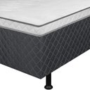Ver imagem 4 de Cama Box Solteiro Conjugada Amira 88x188 Marrom Cinza Escuro
