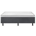 Ver imagem 2 de Cama Box Solteiro Conjugada Amira 88x188 Marrom Cinza Escuro
