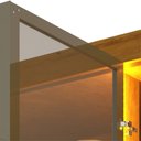 Ver imagem 7 de Guarda-Roupas Casal 6 Portas com 6 Portas Reflecta com Pés e LED Absolut New Reflecta 100% MDF Marrom/Marrome