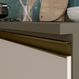 Cozinha Compacta 5 Peças com Aéreo de Vidro Reflecta 100% Mdf - 8