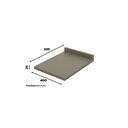 Ver imagem 6 de Cozinha Compacta Modulada 5 Peças com Aéreo de Vidro Reflecta 100% MDF Bege/Duna/Cristal