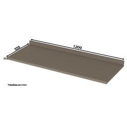 Cozinha Compacta 5 Peças com Aéreo de Vidro Reflecta 100% Mdf - 5