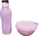 Ver imagem 1 de Tupperware Kit 2 Peças Pote Mini Criativa e Garrafa Rosa
