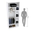 Ver imagem 5 de MÓDULO PARA CLOSET COM CABIDEIRO M247.2021.B MUNDI MOVEIS