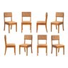 Kit 8 Cadeiras Estofadas Tiê CabeCasa MadeiraOriginals - 2